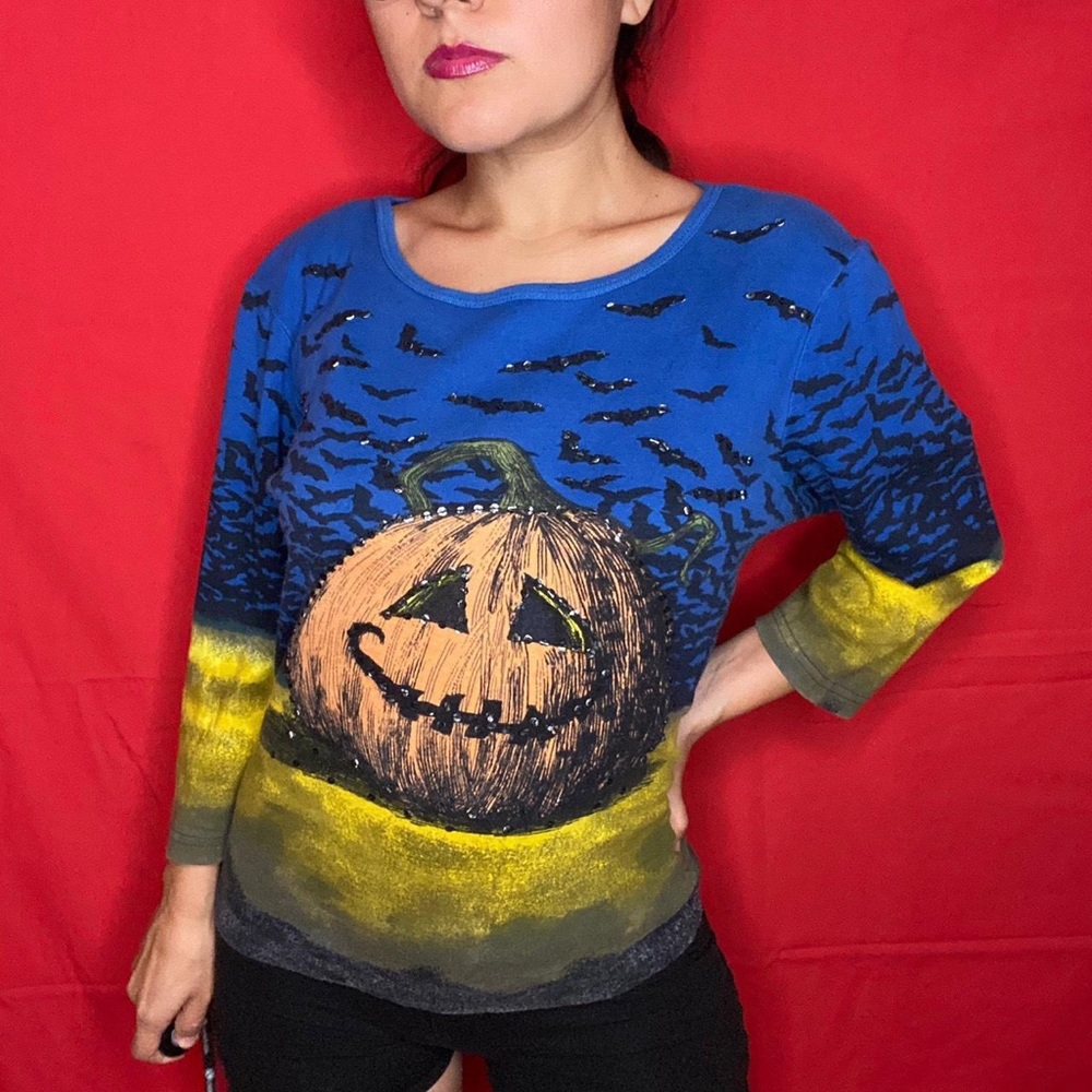 Vtg Halloween Top